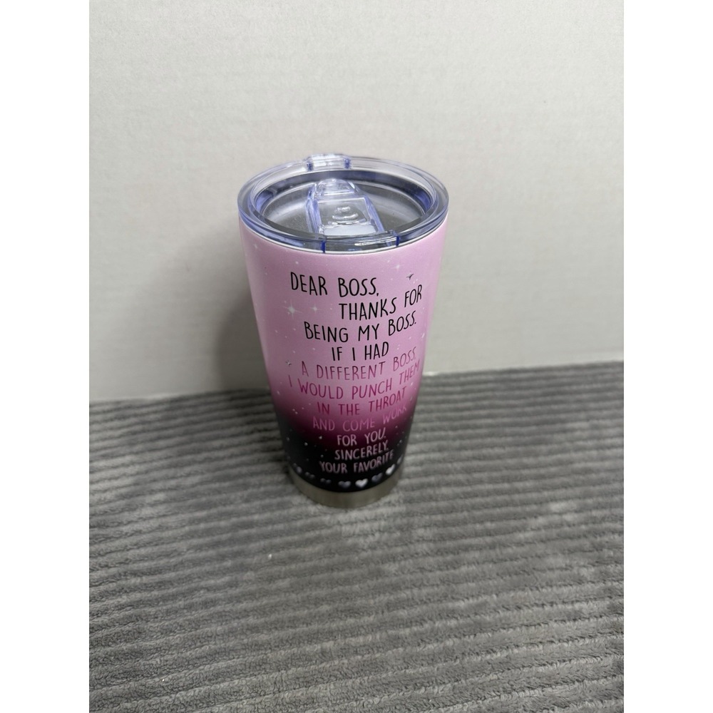 Personalized Dear Boss Thanks For Being My Boss Best Gift For Boss Tumbler